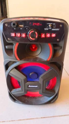 Caixa de som Bluetooth amvox 220w