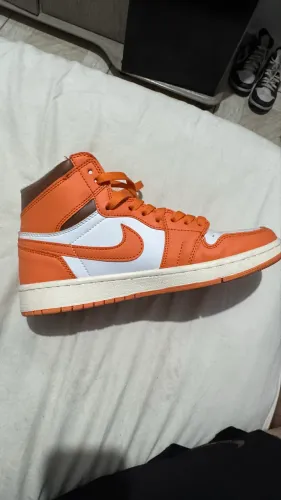 Tênis Nike Air Jordan 1 High Starfish Laranja