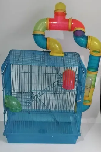 Gaiola de hamster + acessórios