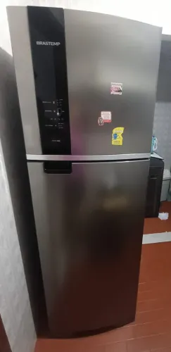 GELADEIRA INOX BRASTEMP 400L C/ FREEZER CONTROL 110V