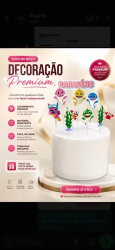Kits festas, Topos de bolos 