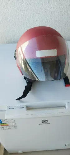 Capacete aberto vinho 56
