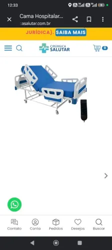 Cama hospitalar automática