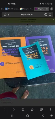 KIT para CONCURSOS de TRIBUNAIS - NOVO! R$ 99<br>
