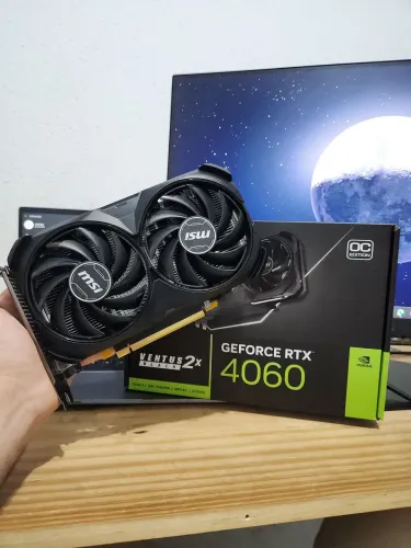 RTX 4060 - 8Gb - Ventus Black 2x - Com Caixa - Aceito cartão e Entrego