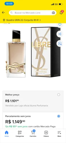 Perfume importado original Libre da Yves Saint lourent