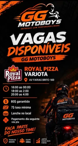 VAGA PRA MOTOBOY AUTONOMO
