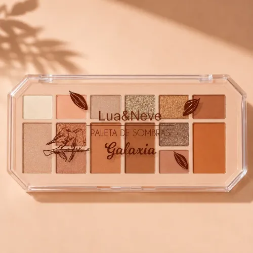 Paleta de sombra lua e neve