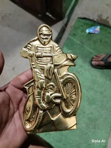 Motoqueiro de broze decorativo pra vende