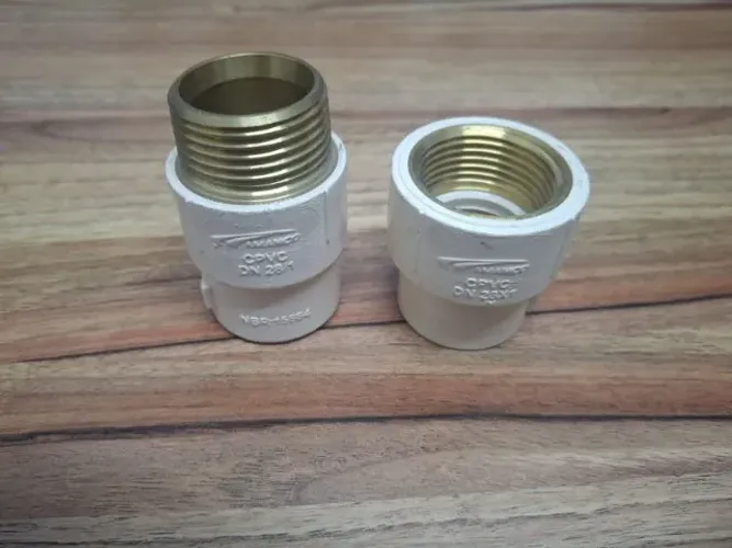 Luva e conector de transição CPVC (NBR15884) Amanco. DN28x1