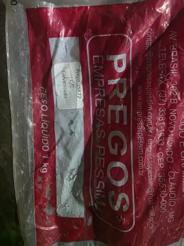 Pregos de aço galvanizados