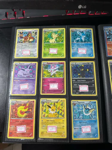 Cartas das eevee