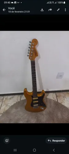 Guitarra tagima t735 das antigas c/ nut de latão  e tensor bala