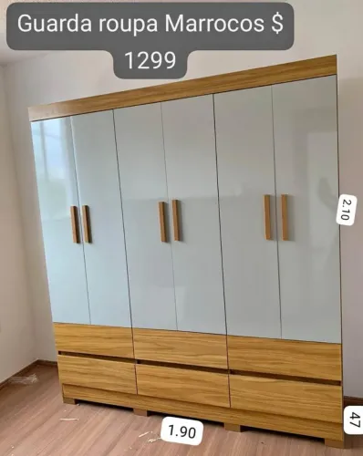 Guarda roupas novos na promoção 