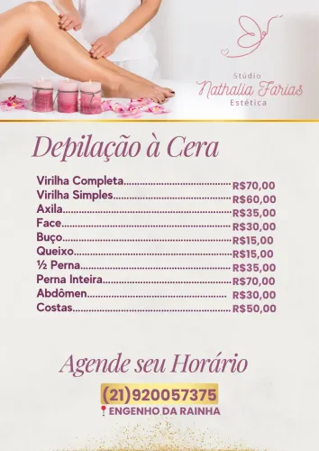 Serviços de depilação 
