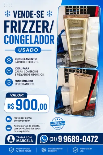 Vende-se Frizzer/Congelador