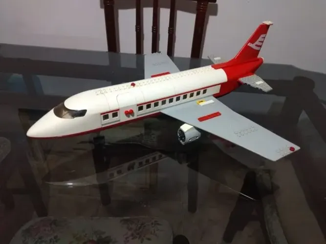 Avião de passageiros lego original