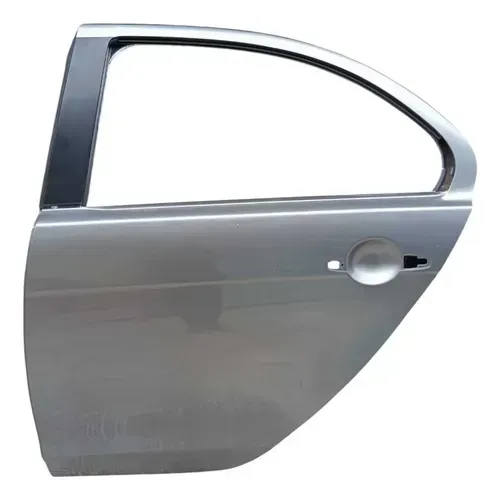 Porta Traseira Esquerda Lancer 2012 2013 2014 Com Detalhe Traseira Esquerda Prata