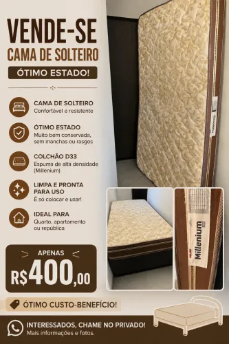 Cama de solteiro