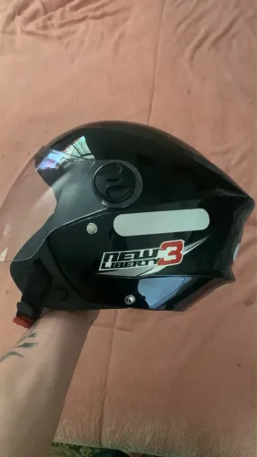 Capacete New Liberty 3 Preto - Usado Apenas 1 Vez