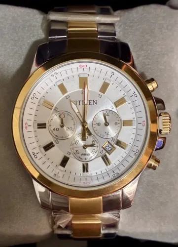 Citizen Cronógrafo Bicolor (TZ20448B) - NOVO, Selado (Comprado na Vivara)