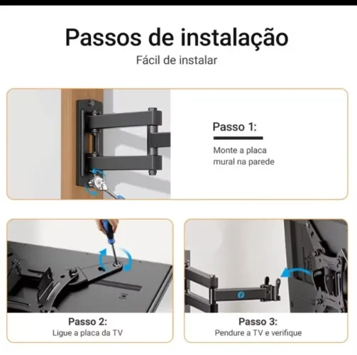 Suporte para TV articulado até 55"