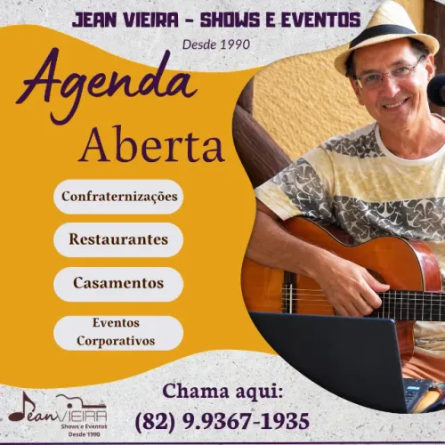 Música ao Vivo para Bares, Restaurantes e Eventos - Cantor , Violão e Teclado