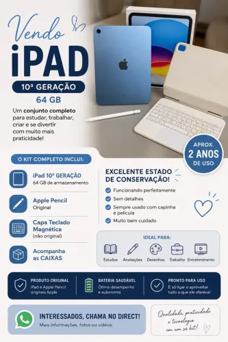 Vendo iPad 10 geração