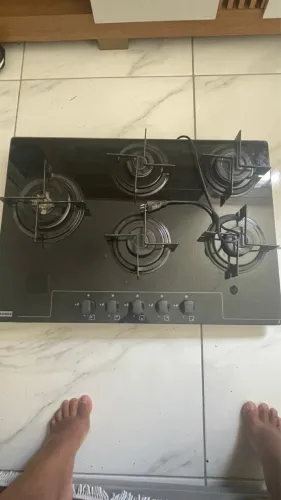 Fogão cooktop 5 bocas 