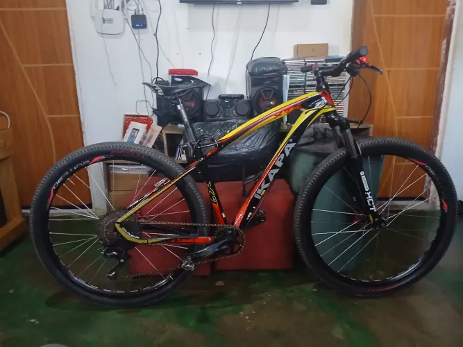 Bike aro 29 Quadro Kappa x7 Alumínio 12 Marchas Freio Hidráulico
