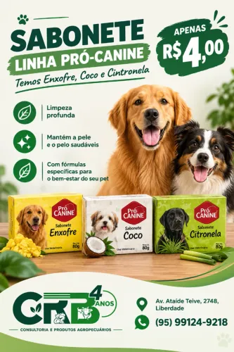 Sabonete Para PET - Pro Canine 