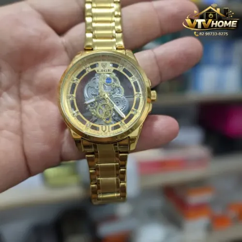 Relógio Automático LIGE A Prova D'água + Entrega Grátis 