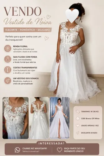 Vestido de NOIVA/DEBUTANTE/FESTA