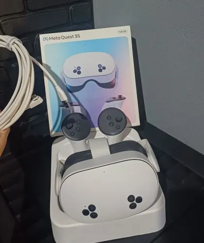 Oculos realidade virtual Meta quest 3S+cabo link
