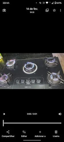 Cooktop fogão 