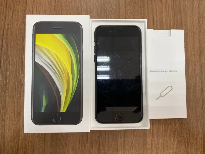 iPhone SE 2020 64GB Preto | Original | Caixa | Excelente Funcionamento