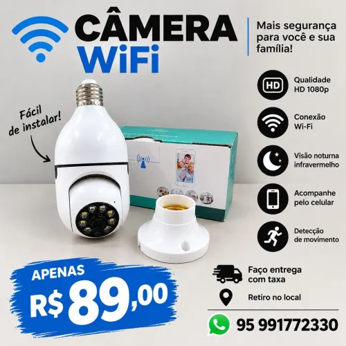 Câmera de segurança wifi