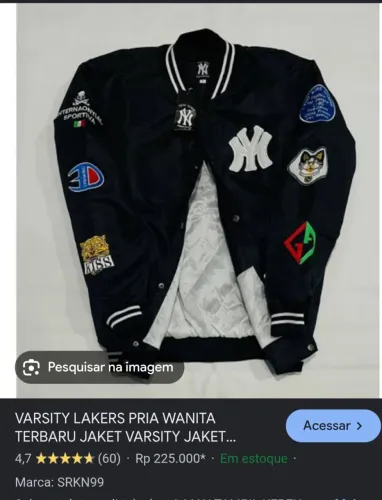 Jaqueta Varsity