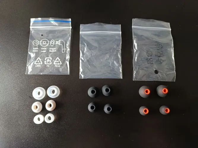Kit 7 pares - Borrachinhas para fone de ouvido