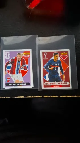 Figurinhas legends da Copa do Mundo de 2022 e 2026