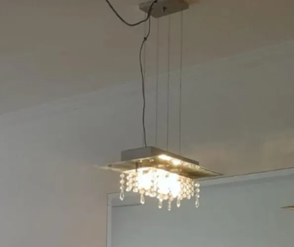 Lustre pendente com 3 lâmpadas