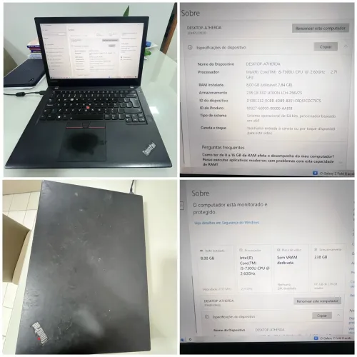 Notebook Lenovo Thinkpad T470