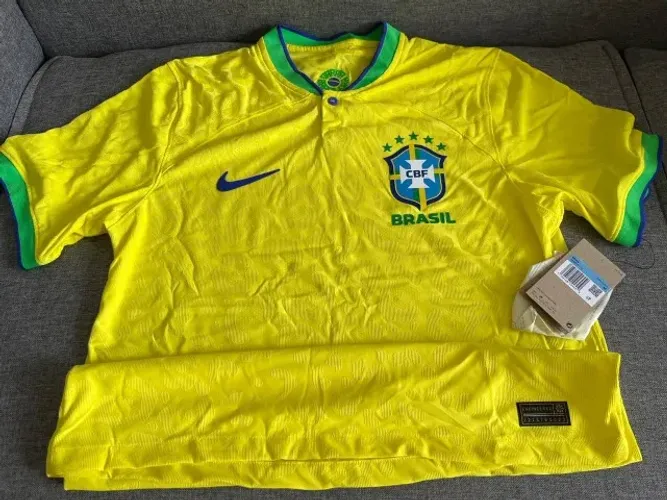 Camisa Nike Brasil I 2022/23 Torcedor Pro Masculina