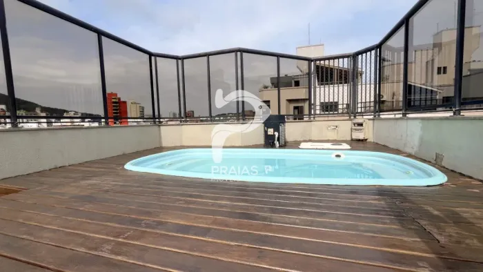 Cobertura com piscina, 3 dormitórios, Enseada, Guarujá