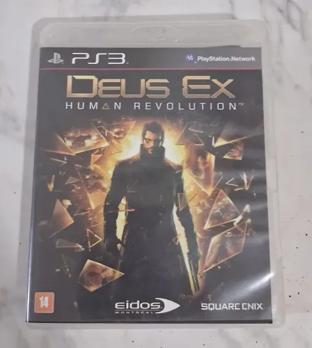 Jogo Deus Ex Human Revolution para PS3 mídia física 