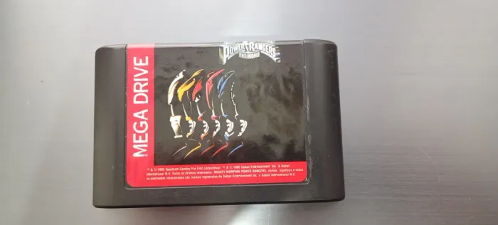 Mighty Morphin Power Rangers The Movie para Mega Drive Original Tectoy