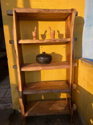 Prateleira rústica