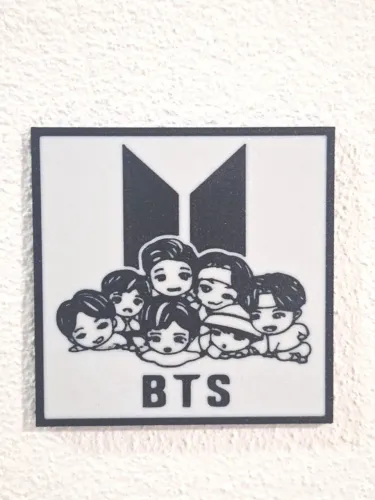Placas Decorativas BTS KPOP