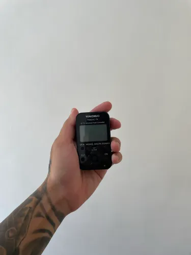 Rádio flash e receptor para flash Canon