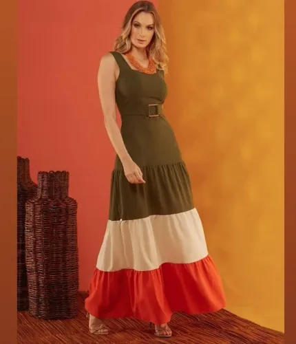 Vestido de linho
